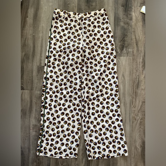 Tory Burch 100% Silk Wide Leg Pant Size 8 - Picture 4 of 8